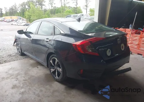 2016 Honda Civic Touring from USA, damaged, VIN 19XFC1F96GE013124
